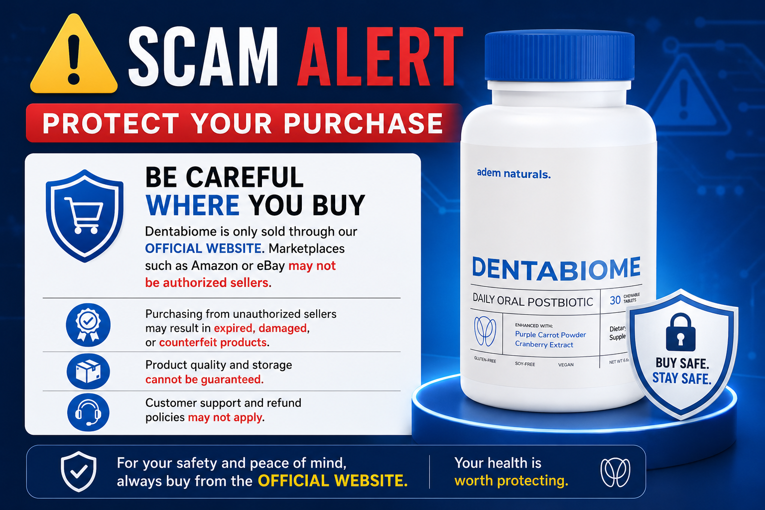 DentaBiome scam warning