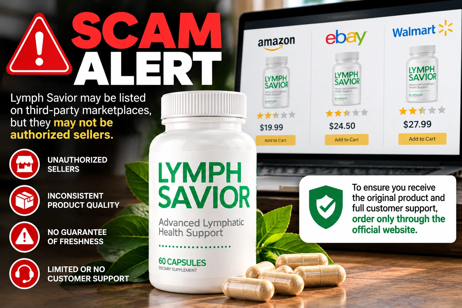 Lymph Savior scam warning